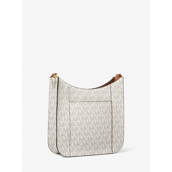 Michael Kors Briley Vanilla MK Small Logo Messenger Bag- 35S1G7BM1B